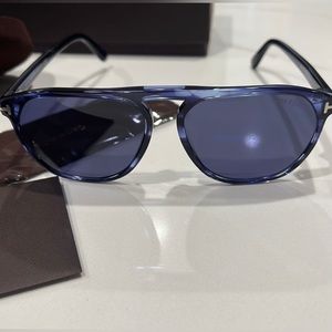 Tom Ford Mens Ansel Round Sunglasses
